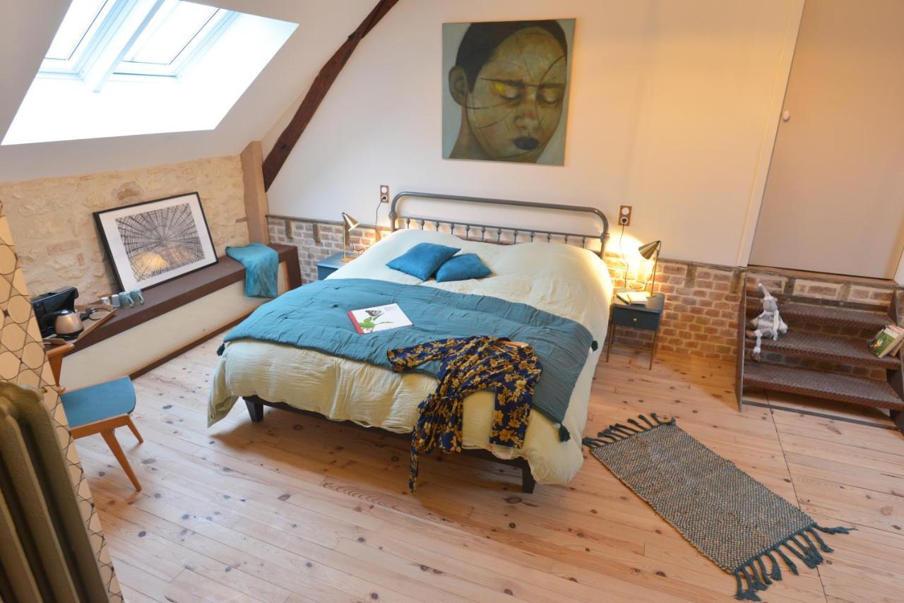 L'Artelier Dans Ma Cour Bed & Breakfast Hermonville Exterior foto
