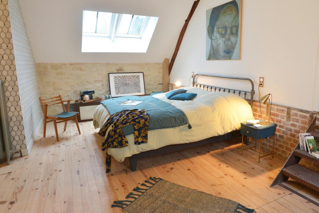 L'Artelier Dans Ma Cour Bed & Breakfast Hermonville Exterior foto