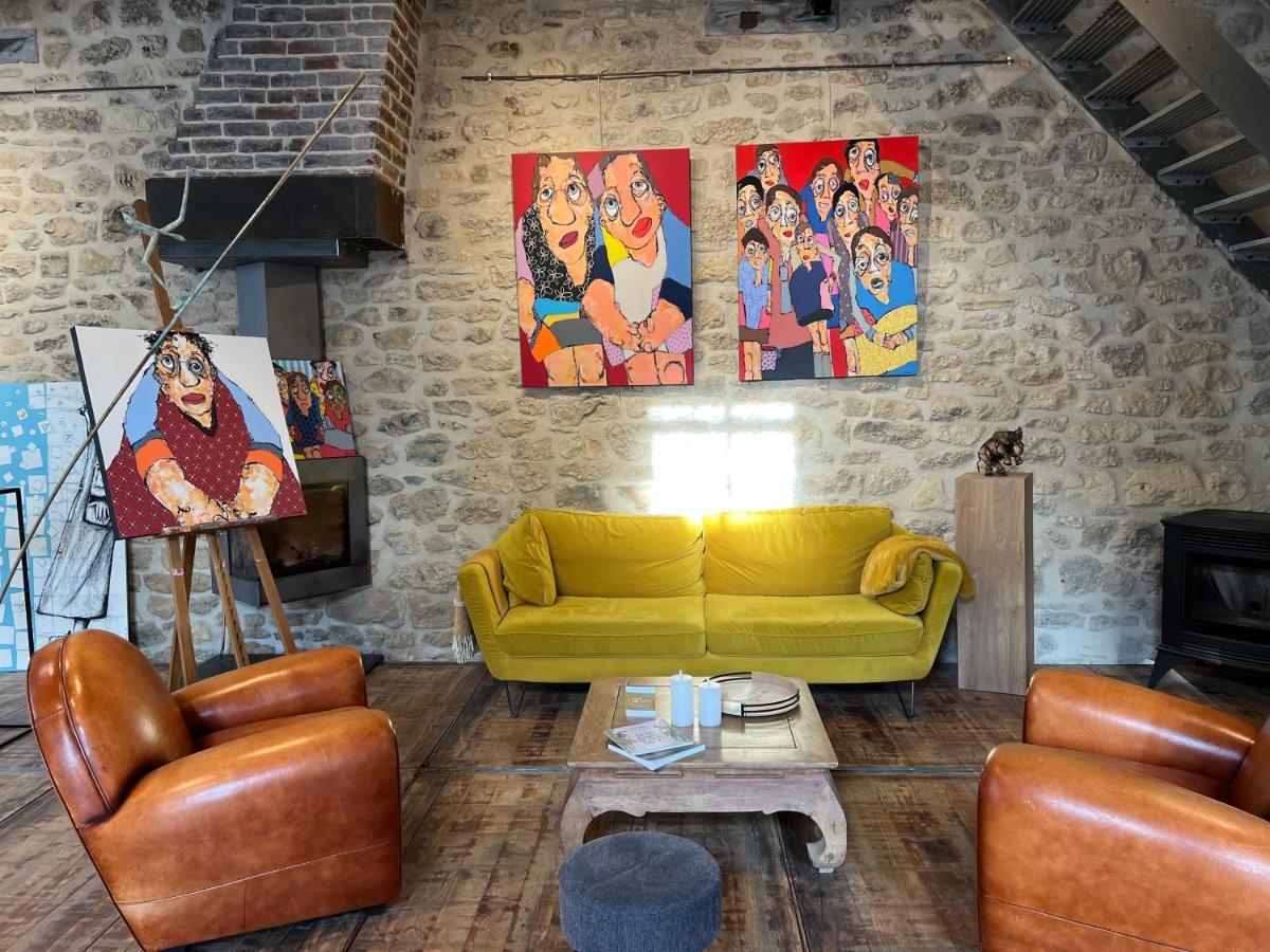 L'Artelier Dans Ma Cour Bed & Breakfast Hermonville Exterior foto