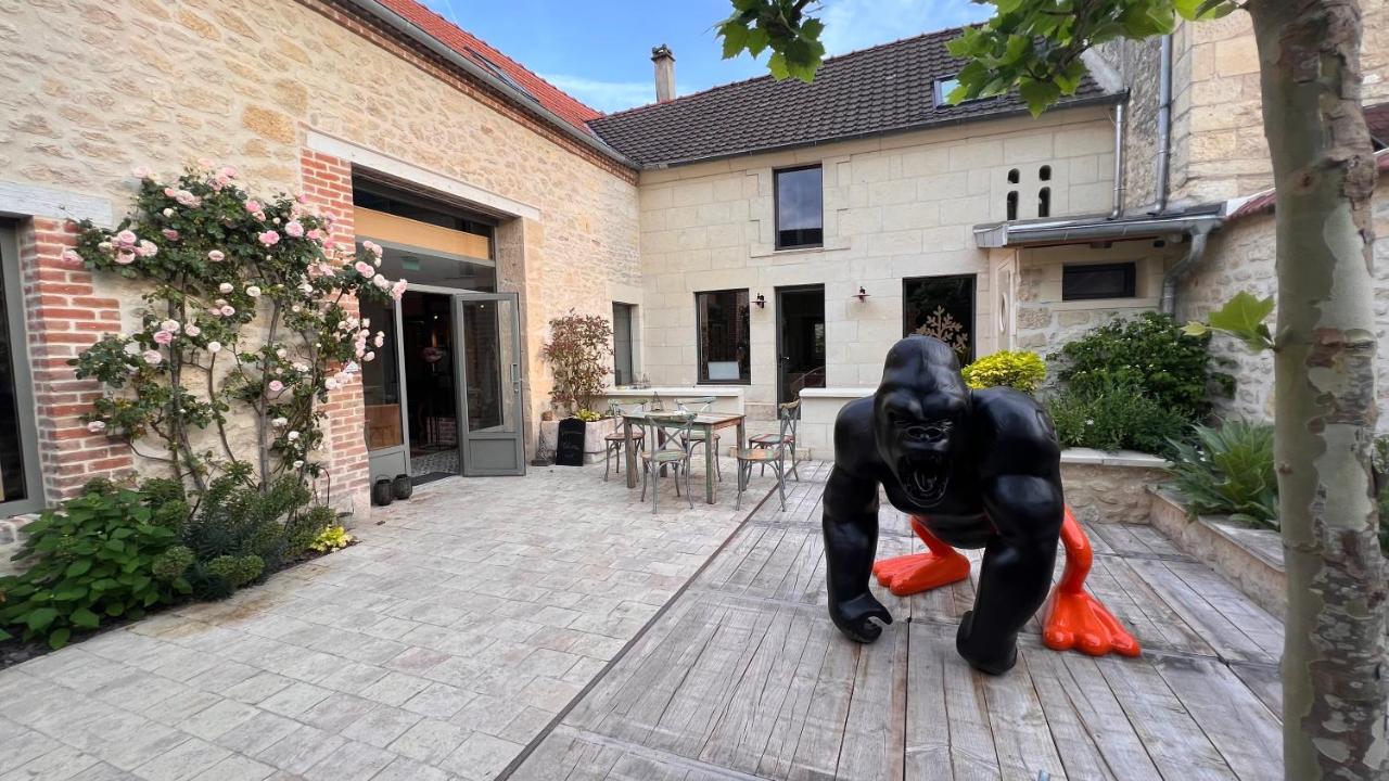 L'Artelier Dans Ma Cour Bed & Breakfast Hermonville Exterior foto