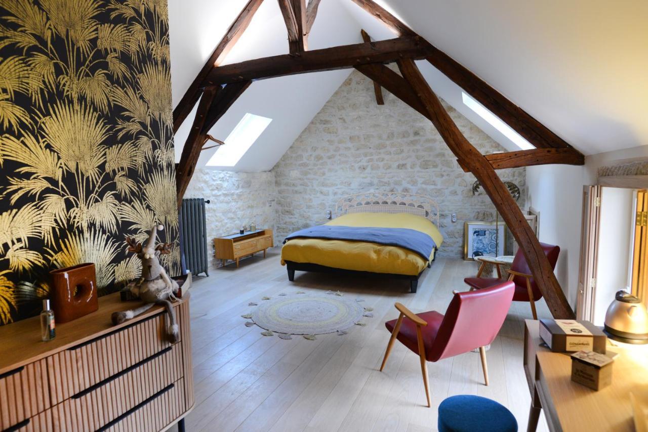 L'Artelier Dans Ma Cour Bed & Breakfast Hermonville Exterior foto